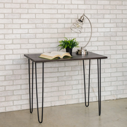 Classic Desk with Hairpin Legs Eastsideframes