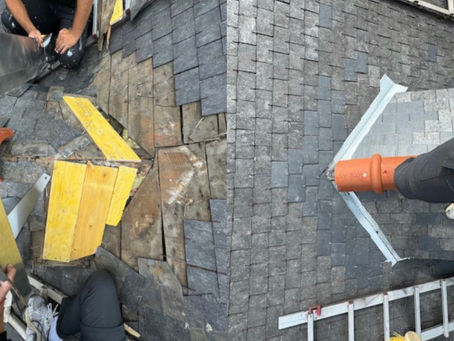 🔨 Rénovation de Noues et Faîtage : Votre Toit comme Neuf ! 🏠