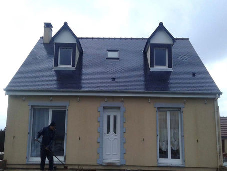 🏡 Réfection complète d’une toiture en ardoise : un nouveau look pour votre maison ! 🏡