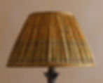 A Floral Silk Sari Lampshade - 16"