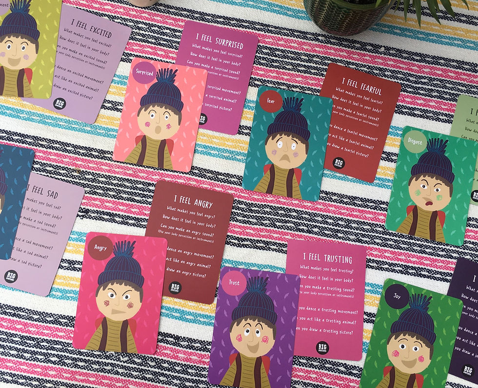 Thumbnail: BIG EMOTIONS: Mindful Music For Little People Flash Cards