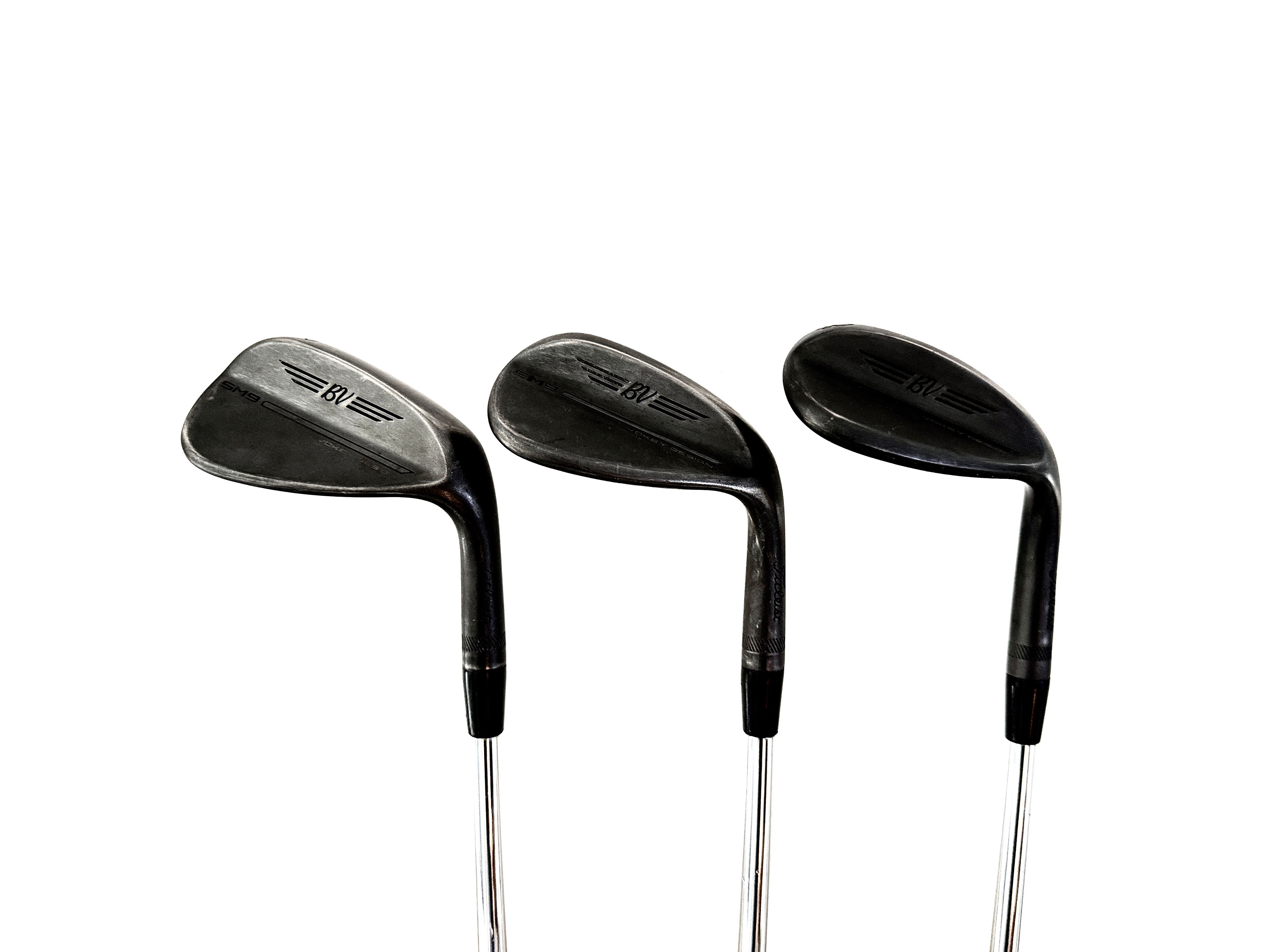 Titleist SM9 Black Wedge Set - 52/56/60 *PURED SHAFTS*