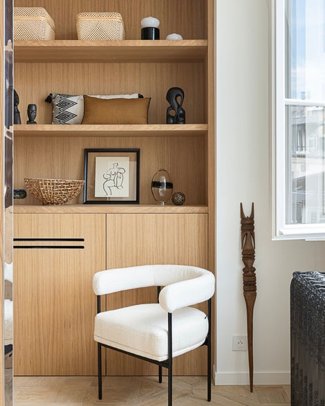 Décoration authentique, adresse de prestige standing haut de gamme élégance home staging raffinement turnkey authenticité bouclette