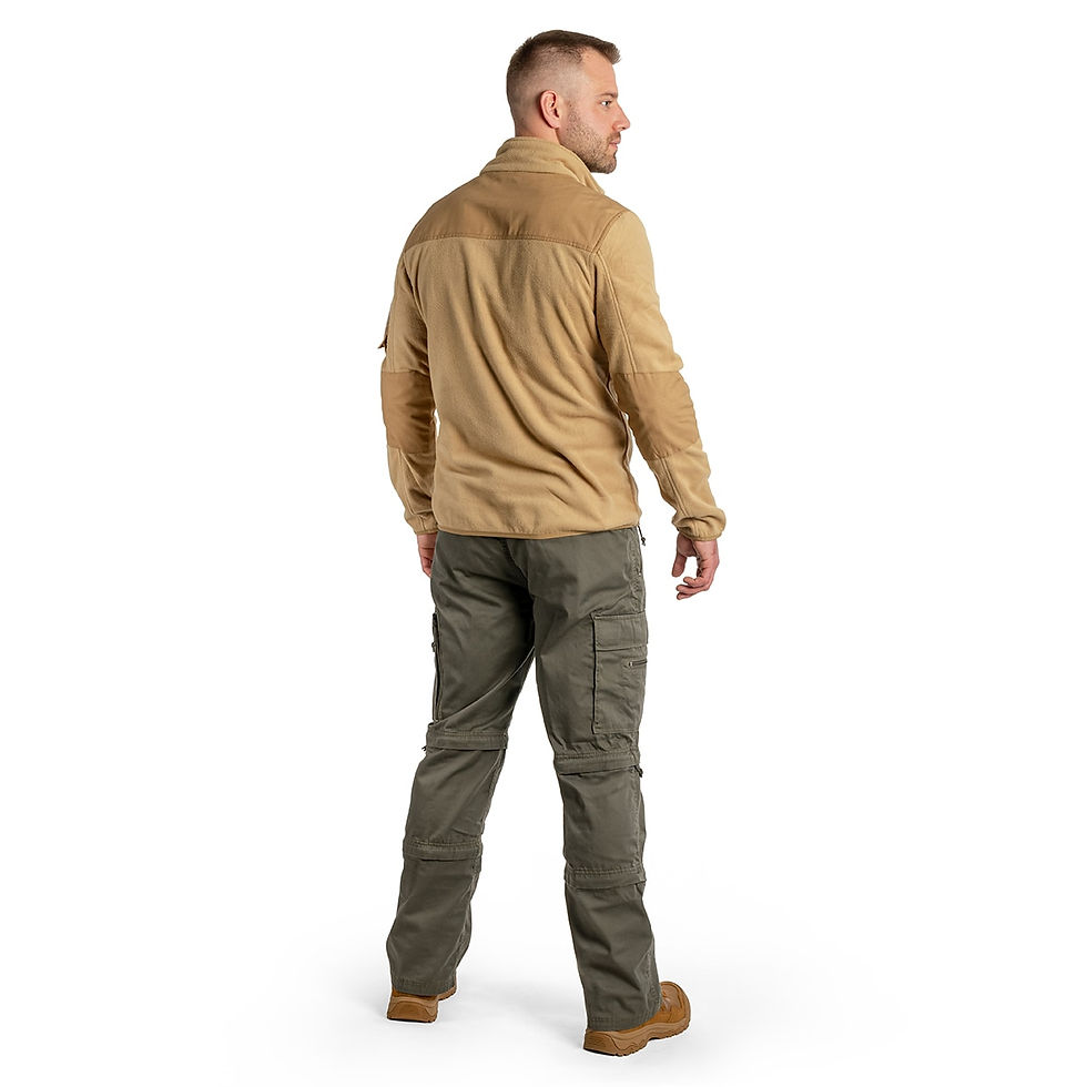 Миниатюра: Флісова кофта Brandit Fleece Troyer Ripstop
