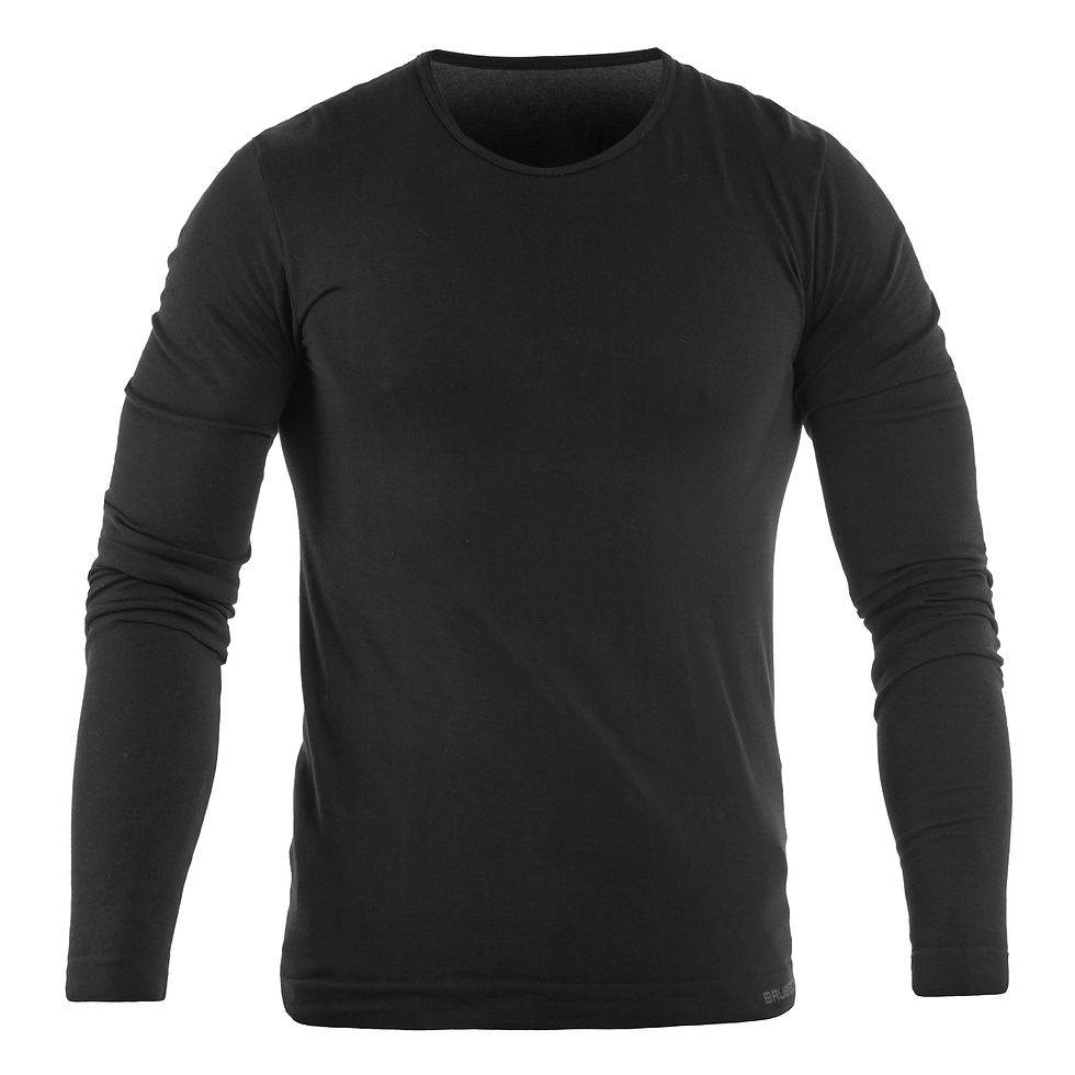 Прев'ю: Футболка Brubeck Comfort Cotton - Чорна