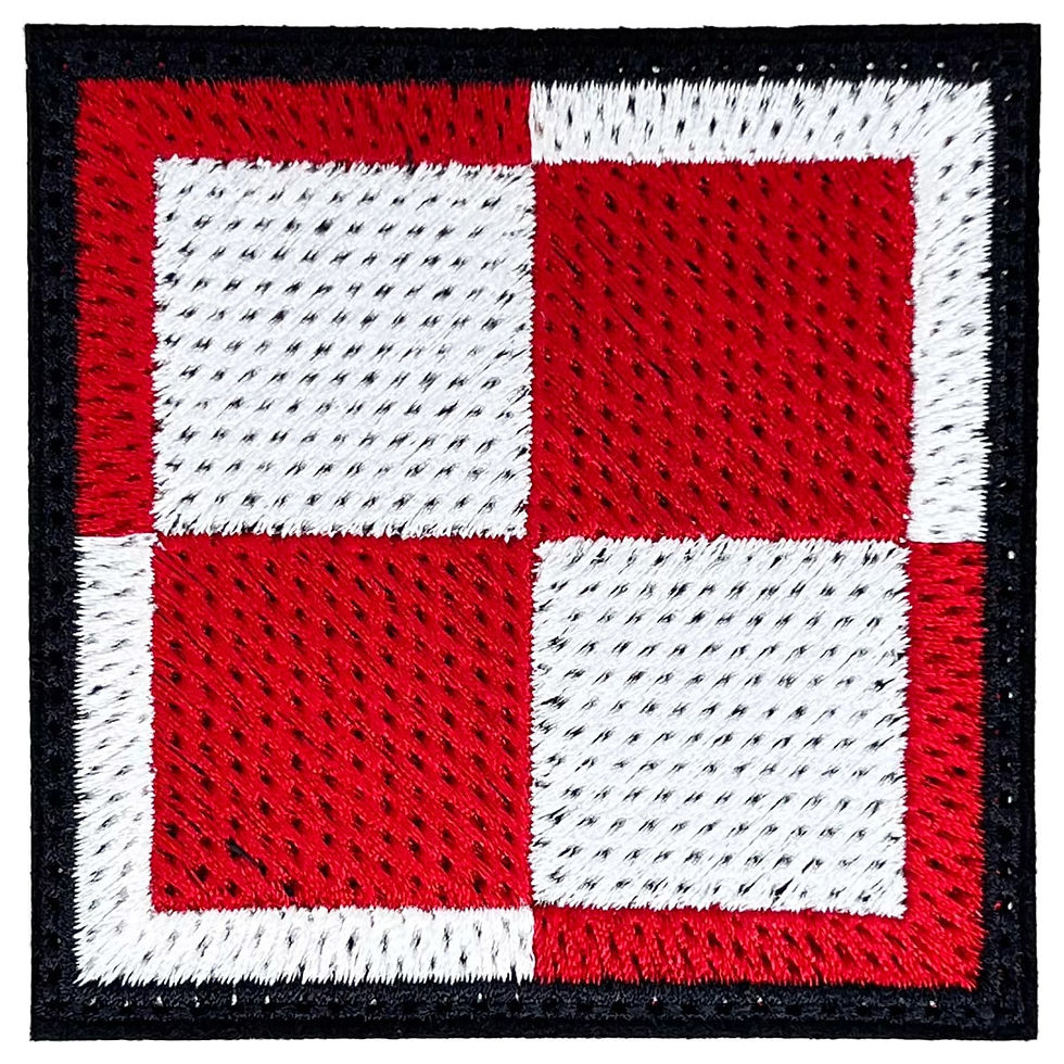 Нашивка GM-projekt Шахівниця 50 x 50 мм