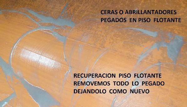 Decapado de piso flotante