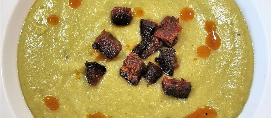 Purée de pois cassés à la hongroise - felesborsó fözelék