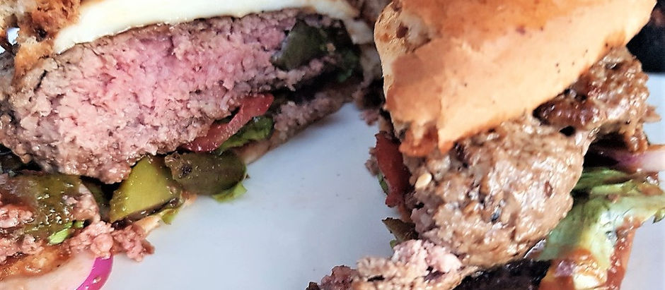 Hamburger et ketchup maison à la française