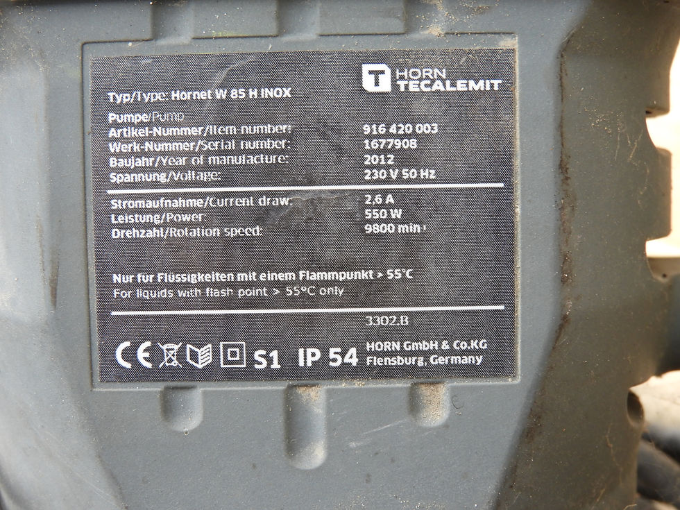 Miniatura: Pompa Horn Tecalemit FM2