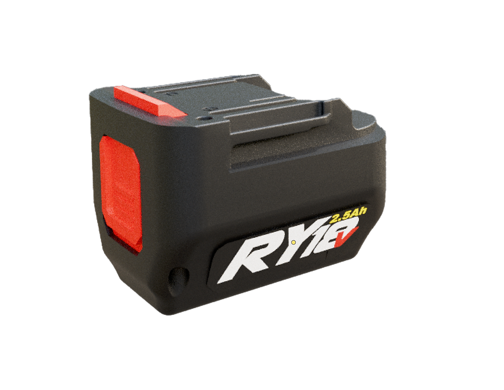 2 batterie Castellari RY05B 18V 2.5Ah a ricarica rapida