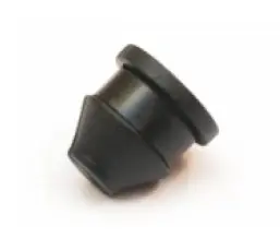 Tappo con gommino nero per irrigazione e microirrigazione