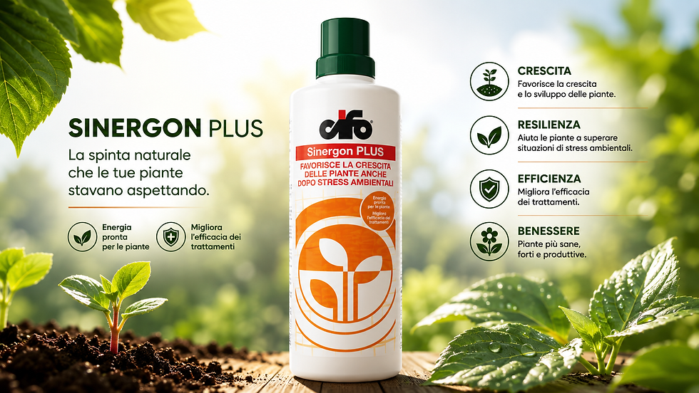 CIFO Sinergon PLUS biostimolante rigenerante per piante stressate e deboli