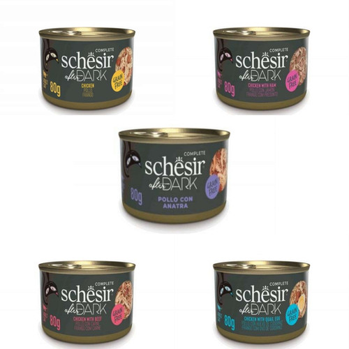 Schesir After Dark Complete Food in Broth 80g Animal Kingdom