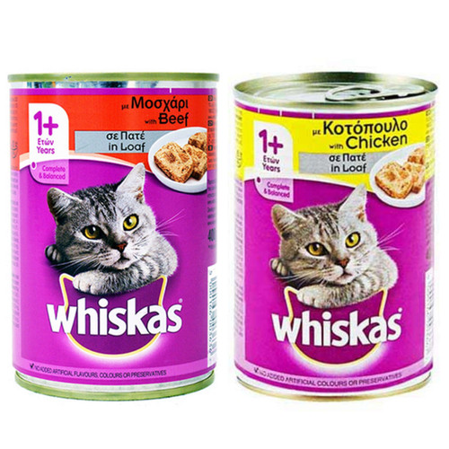 Whiskas Loaf Tin 400g Animal Kingdom