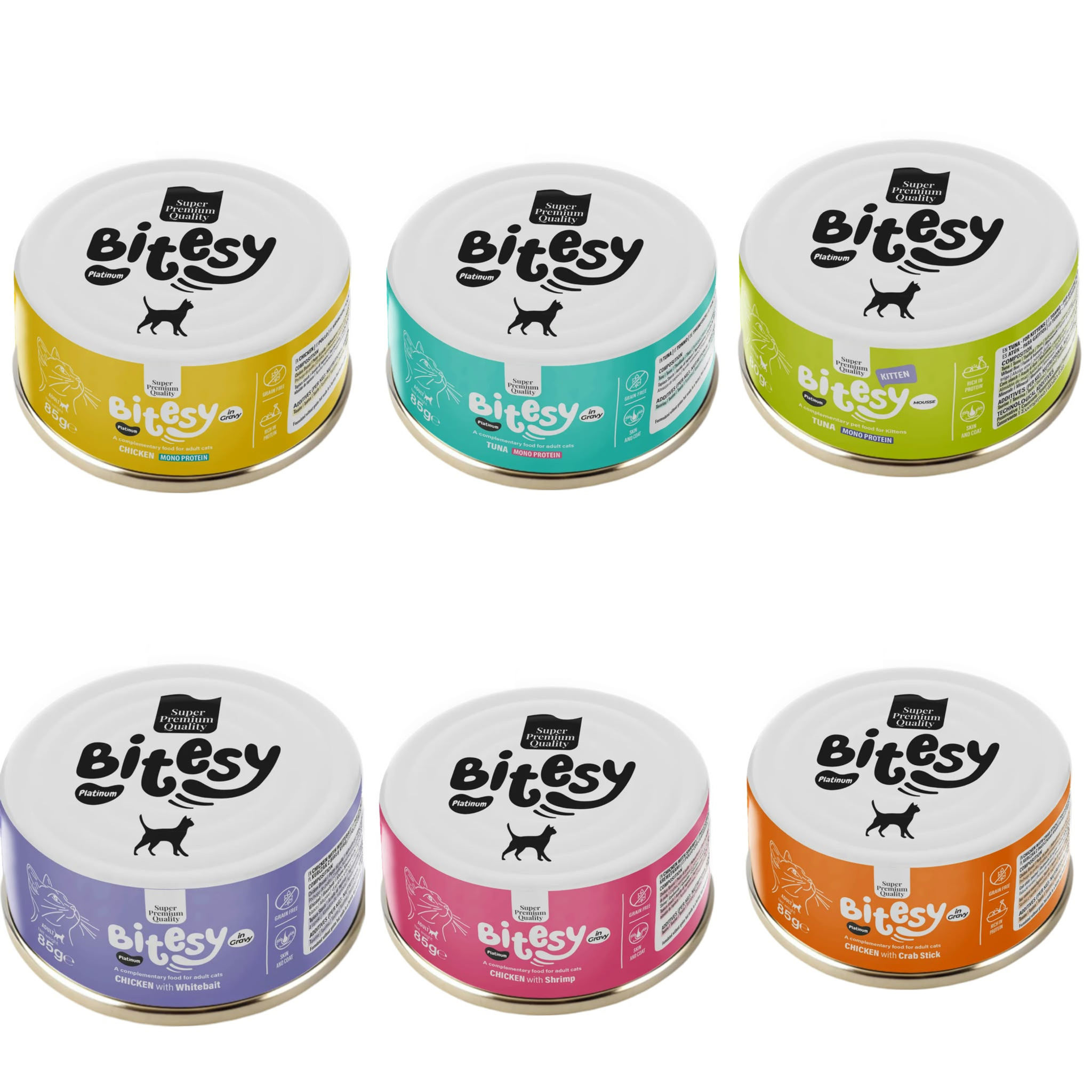 Bitesy Cat Food Monoprotein 85g