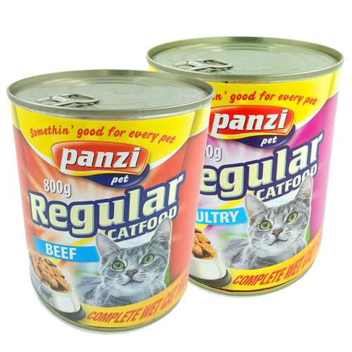 Panzi Cat Food 800g Box of 12 Animal Kingdom