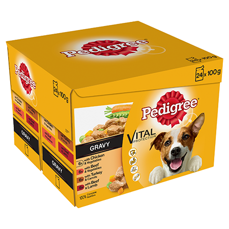 Pedigree Selection Box Beef & Chicken with Vegetables in Sauce 12x100g