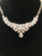 Thumbnail: Designer .925 Sterling Silver CZ Necklace