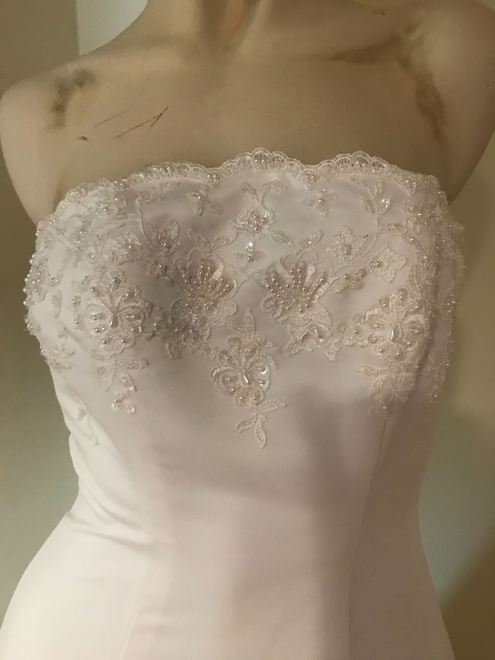 Thumbnail: Michelangelo for David’s Bridal Wedding Dress with Coat