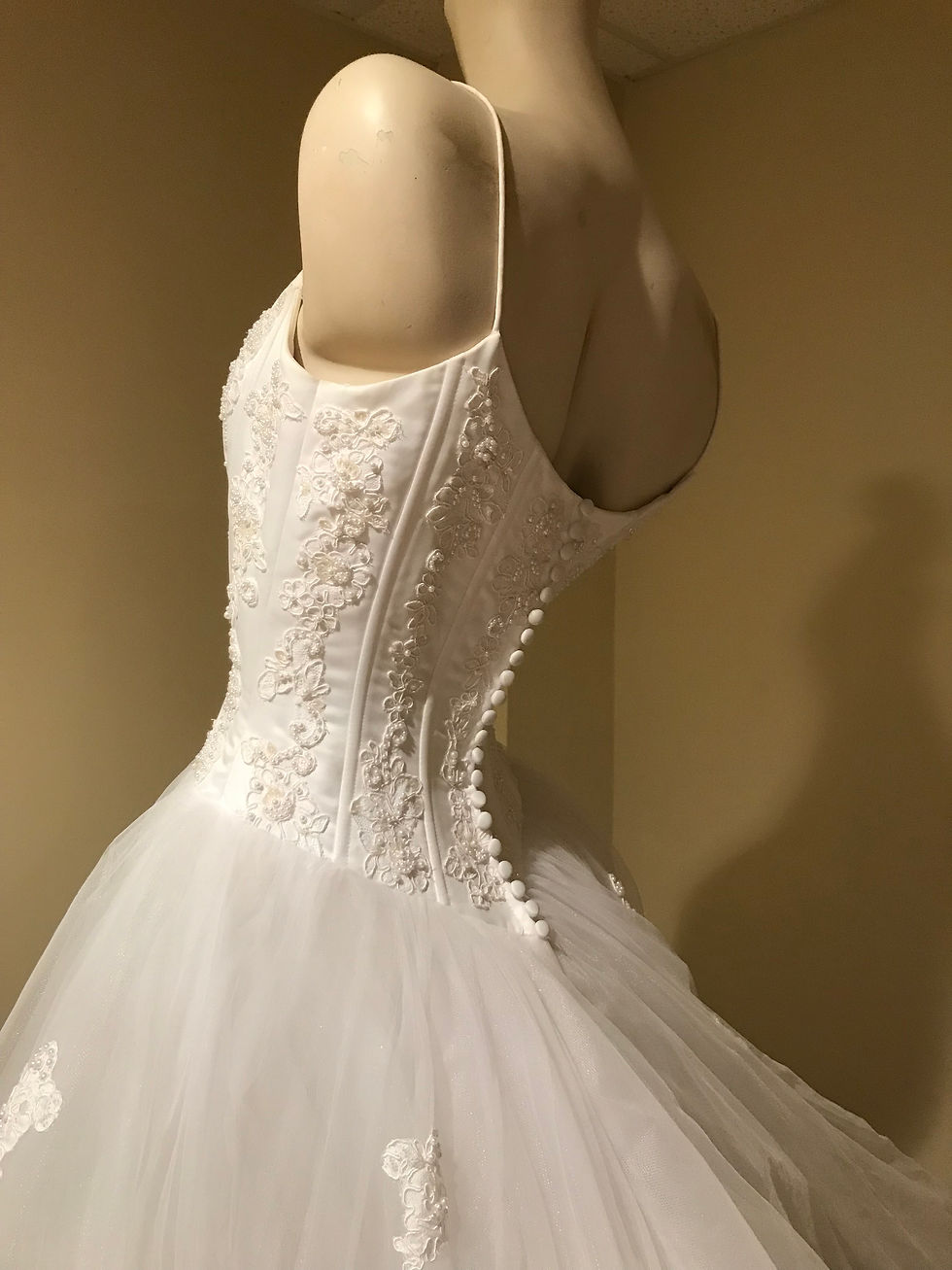 Thumbnail: Oleg Cassini Fairytale Tulle Ballgown Wedding Dress
