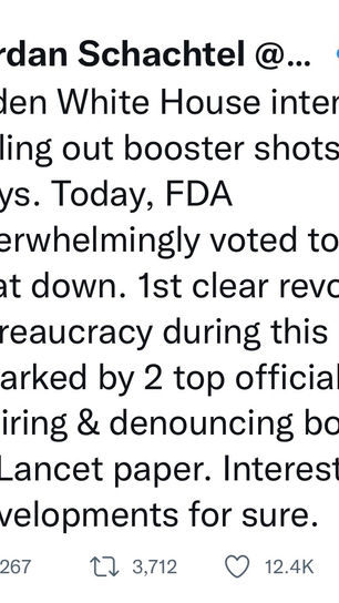 🚨 BREAKING: FDA Revolts Against Biden Booster Decree!