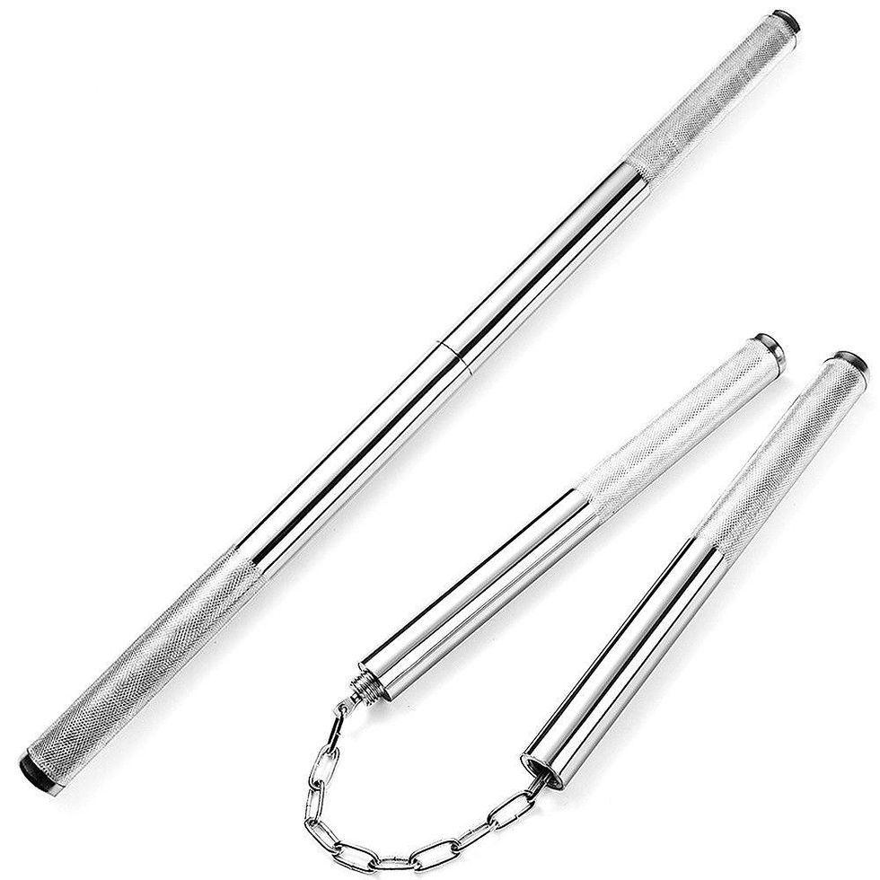 Thumbnail: Stainless Steel 2-in-1 Nunchaku