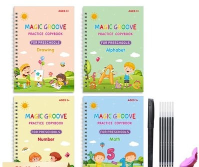 Thumbnail: Children's English Groove Magic Font Practice Set