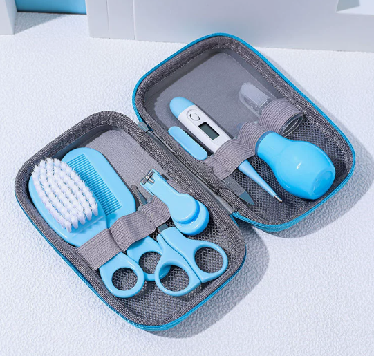Thumbnail: Nursing Set of Eight: Baby Thermometer & Nail Tools