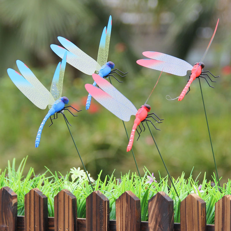 Thumbnail: Dragonfly Wall Sticker for Home and Garden Decoration