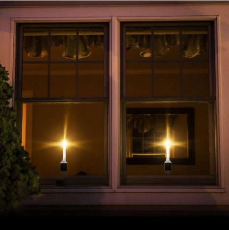 Thumbnail: Solar Waterproof Candle Lantern for Outdoor Garden Decor