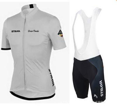 Thumbnail: Summer Strava Short Sleeve Cycling Jersey and Shorts