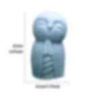 Thumbnail: Grey Resin Buddha Statue for Home and Garden Decor