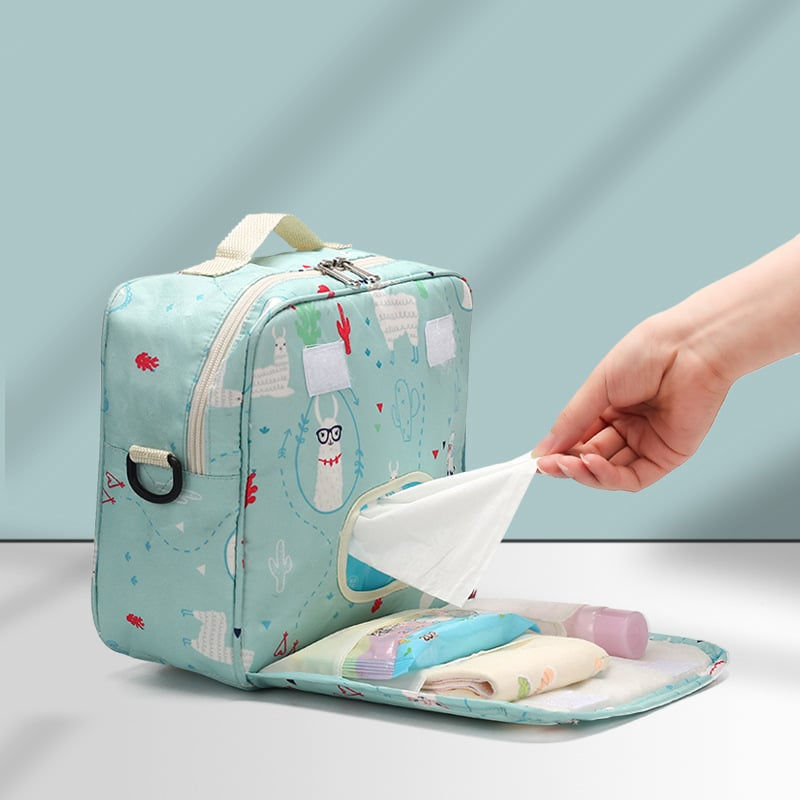 Portable Large Baby Diaper Storage Bag