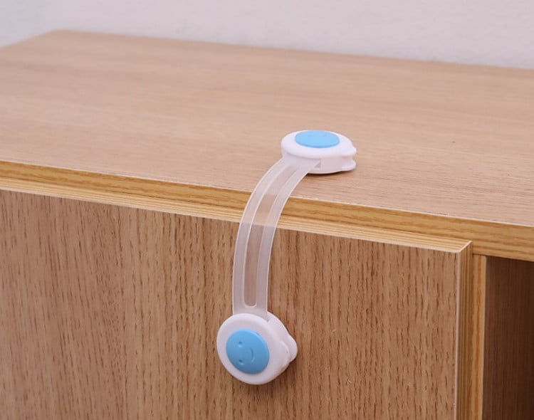 Thumbnail: Multifunctional Child Safety Drawer Lock and Anti-Pinch