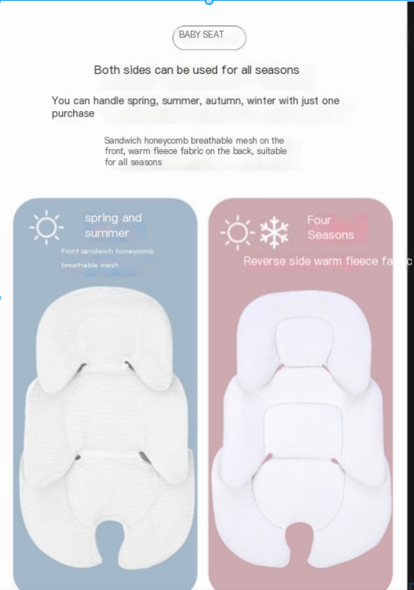 Thumbnail: Universal Stroller Protection Cushion for Newborns