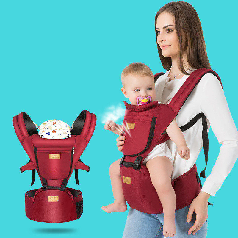 Thumbnail: Breathable Baby Carrier Waist Stool - All-Season Use