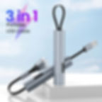Portable Telescopic Data Cable - Type-C, Micro, Apple
