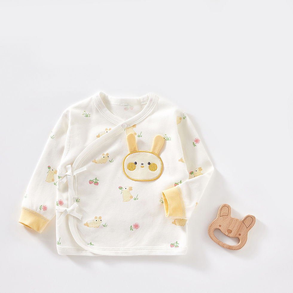 Thumbnail: Ultra-Thin Cotton Tops for Newborns (0-1 Years)