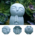 Thumbnail: Grey Resin Buddha Statue for Home and Garden Decor