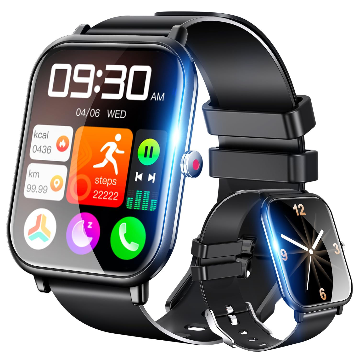 Smart Watch for Men Women Smartwatch Fitness Tracker Watch for iOS and Android P