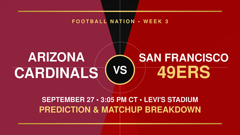 Archive: Cardinals vs. 49ers Prediction: San Francisco Controls the Rivalry