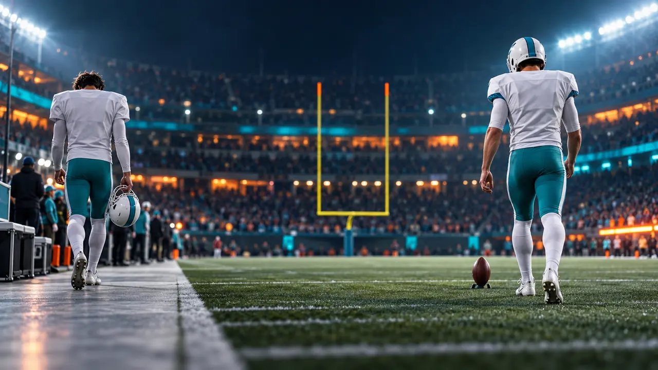 Miami Dolphins kicker change with Zane Gonzalez joining the practice squad after Riley Patterson's release
