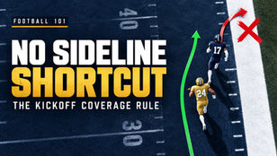 Why Can’t NFL Kickoff Coverage Players Run Out of Bounds?