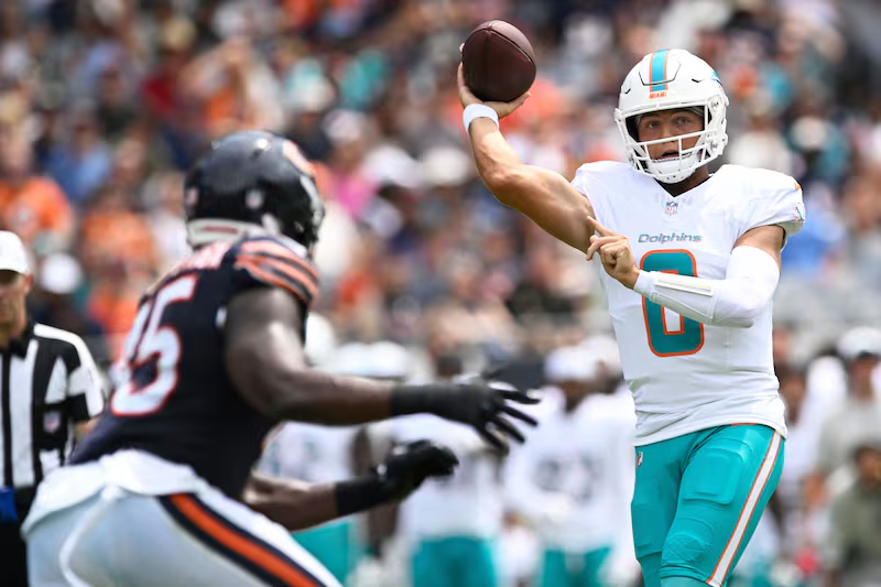 Dolphins’ Backups Shine as Miami Tops Lions in Preseason Clash