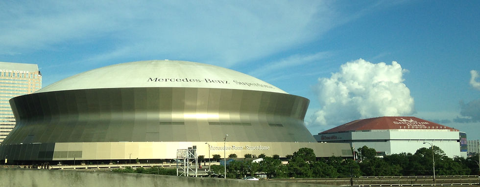 Caesars Superdome in New Orleans, home of the Saints.