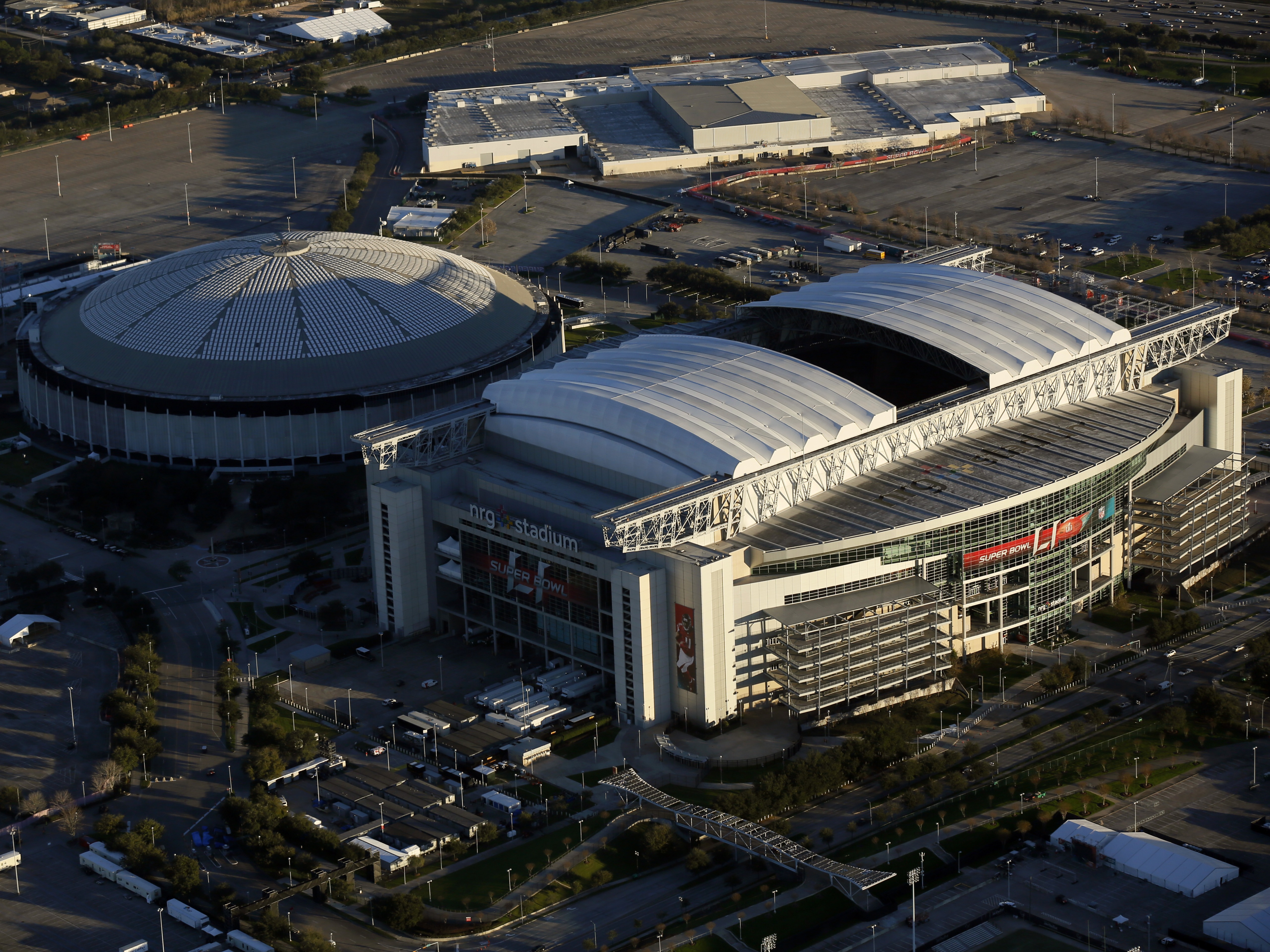 Reliant Stadium in Houston before the Buffalo Bills at Houston Texans 2026 Week 1 game
