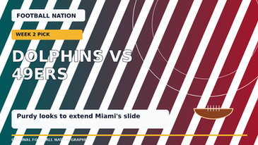 Dolphins vs. 49ers Week 2 prediction