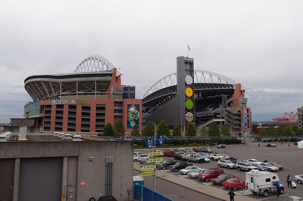 Lumen Field in Seattle, where Patriots receiver A.J. Brown suffered the right high-ankle sprain now expected to sideline him about six weeks.