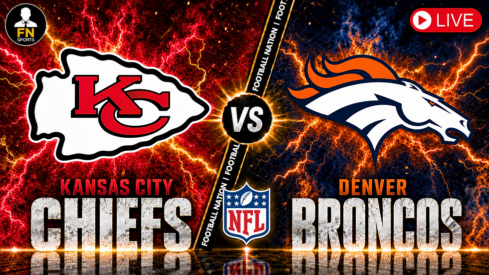 Kansas City Chiefs at Denver Broncos Week 8 FN Sports matchup cover